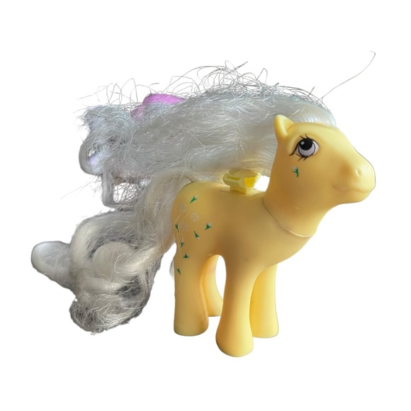 Rosedust Flutter Pony 4 in. No Wings G1 Vintage 1986 My Little Pony As Is - Picture 7 of 15